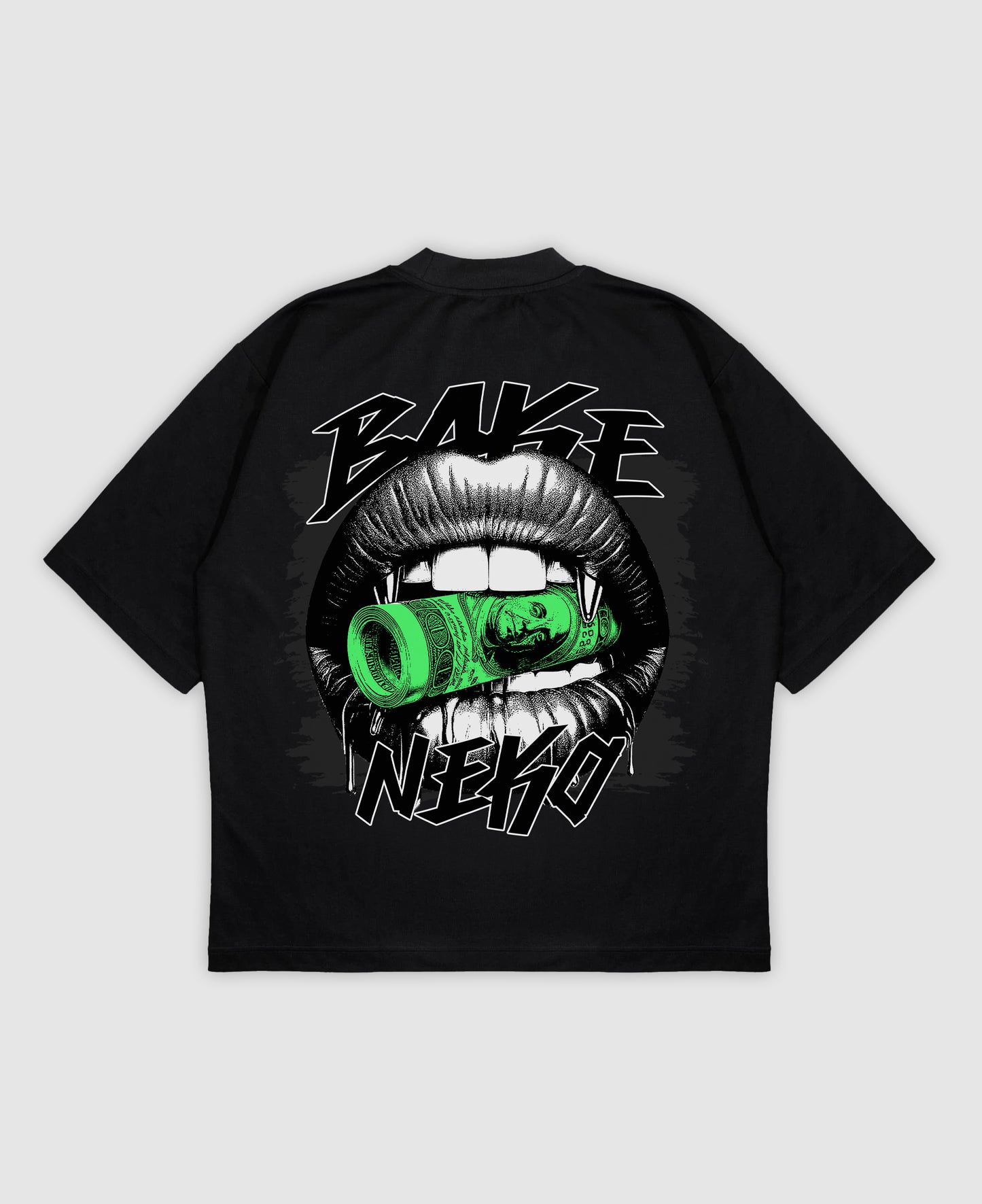 MONEY Oversized Mock Neck Tee