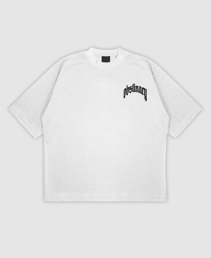 OBSTINACY Oversized Mock Neck Tee