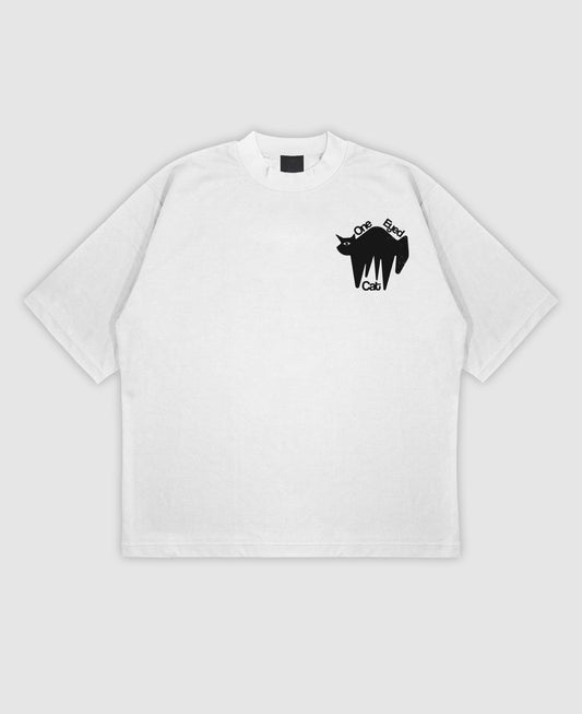 ONE EYED Oversized Mock Neck Tee