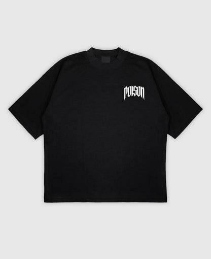 POISON Oversized Mock Neck Tee